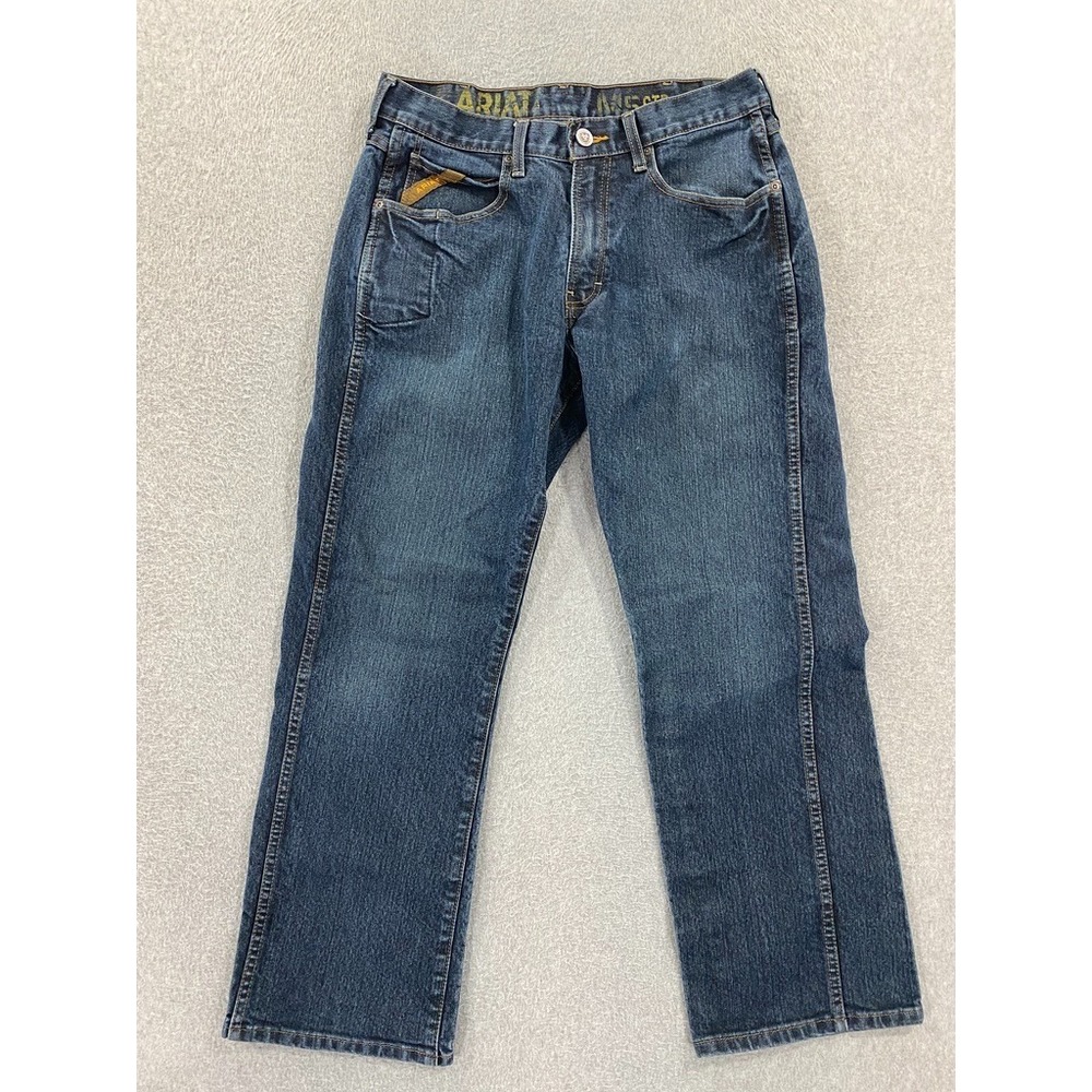 Ariat M5 Jeans Blue Mens Size 32x32 (30x29) Straight Leg Country Western Cowboy‎